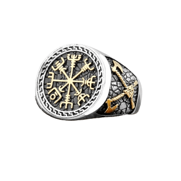 Bague Hache Vegvisir - Univers Celtique